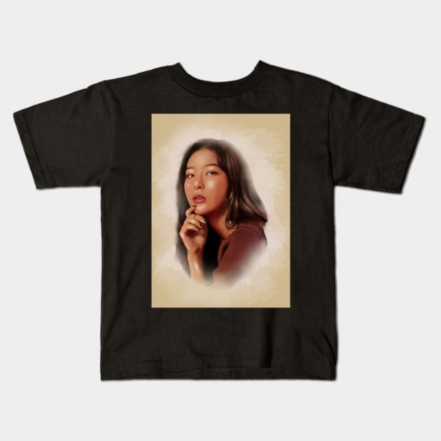 Seulgi red velvet kpop Kids T-Shirt by Danwpap2